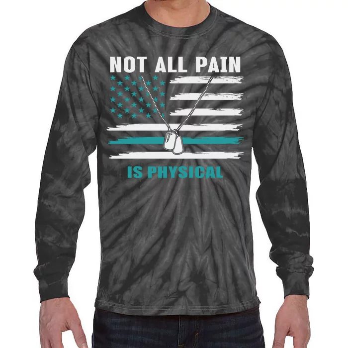 22 A Day Soldier Veteran PTSD Awareness Tie-Dye Long Sleeve Shirt