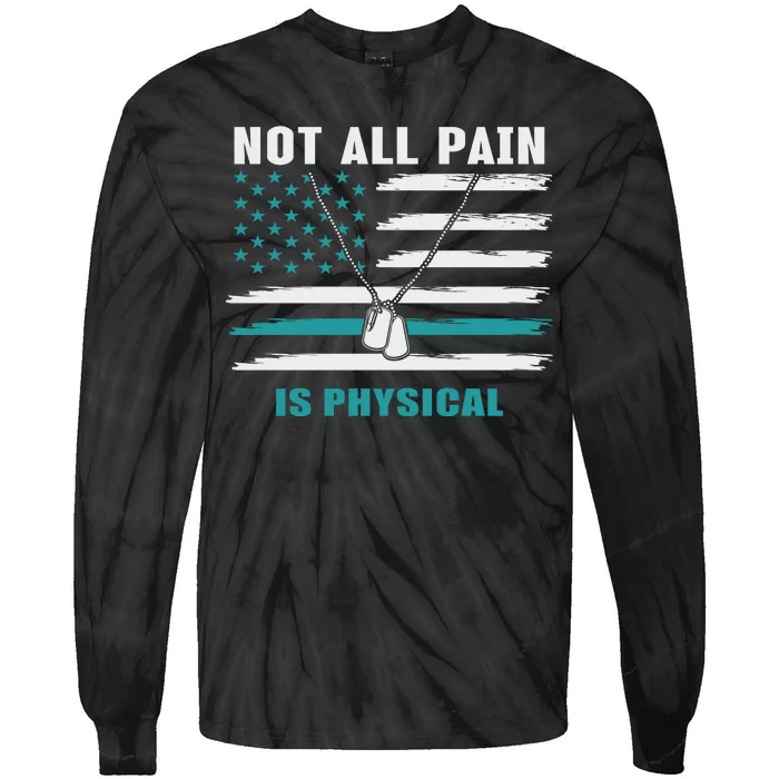 22 A Day Soldier Veteran PTSD Awareness Tie-Dye Long Sleeve Shirt