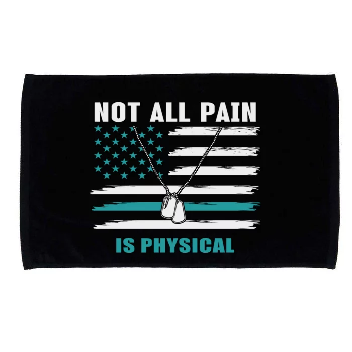 22 A Day Soldier Veteran PTSD Awareness Microfiber Hand Towel