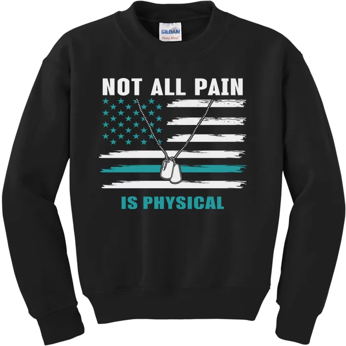 22 A Day Soldier Veteran PTSD Awareness Kids Sweatshirt