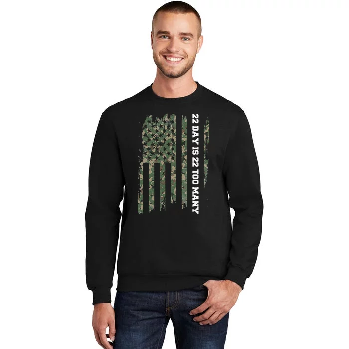 22 A Day Veteran Lives Matter Army Suicide Awareness Sweatshirt