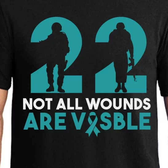 22 A Day Soldier Veteran PTSD Awareness Pajama Set