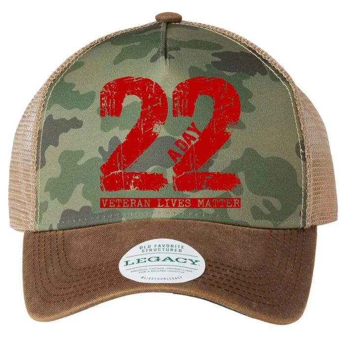 22 A Day Veteran 22 A Day Veteran Suicide Legacy Tie Dye Trucker Hat