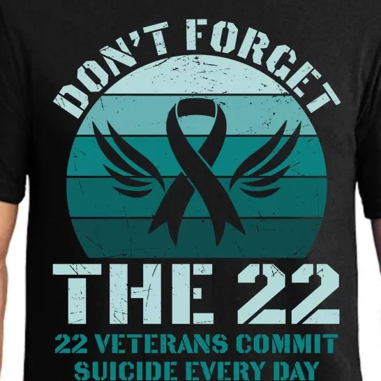 22 A Day Soldier Veteran PTSD Awareness Pajama Set