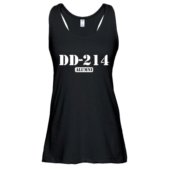 214 Alumni Funny Text Ladies Essential Flowy Tank