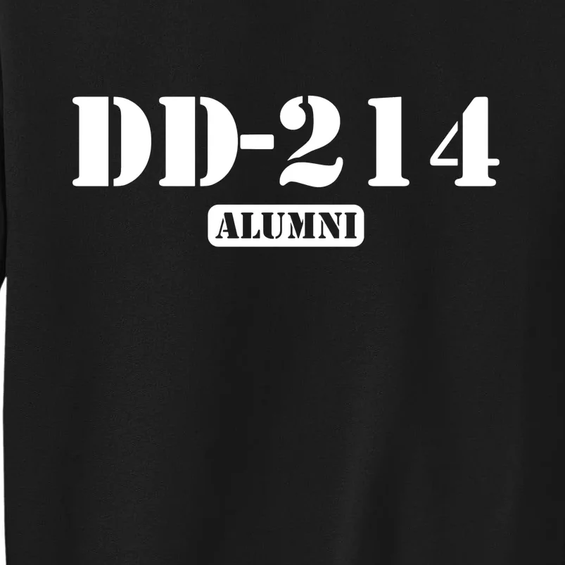 214 Alumni Funny Text Tall Sweatshirt