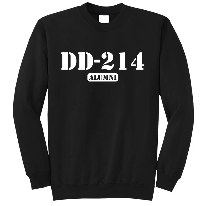 214 Alumni Funny Text Tall Sweatshirt