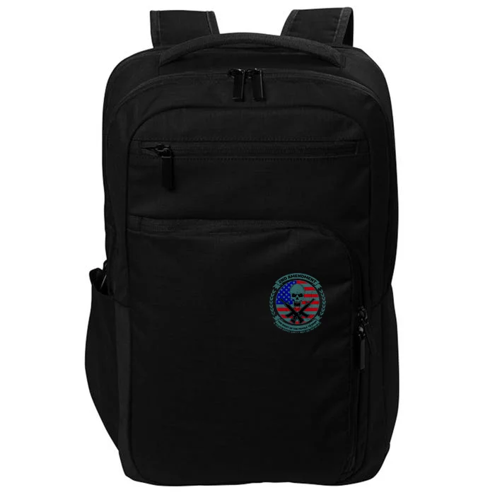 2nd Amendment Front And Back Design Front & Back Impact Tech Backpack