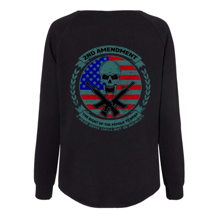 2nd Amendment Front And Back Design Front & Back Womens California Wash Sweatshirt