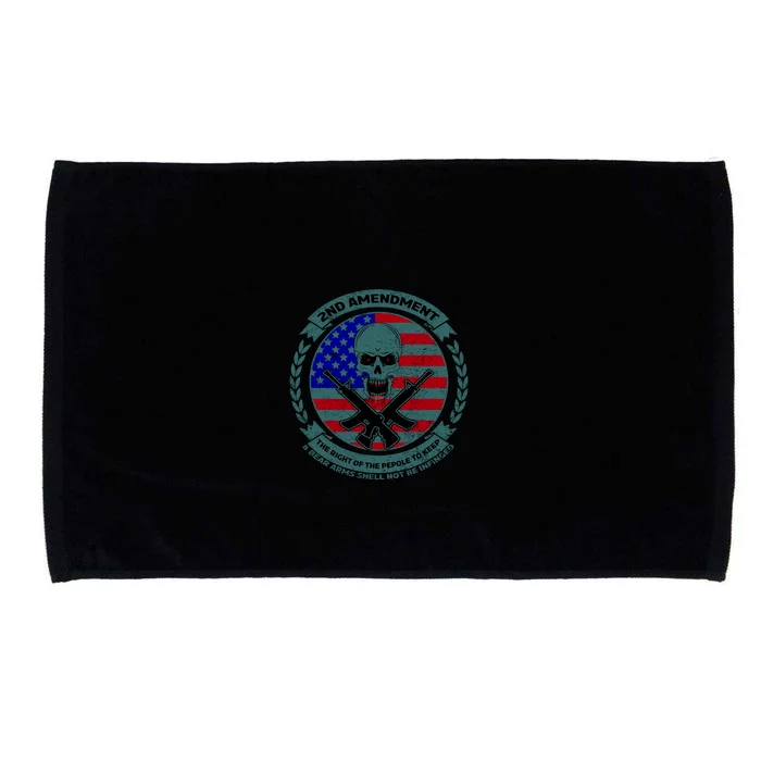 2nd Amendment Front And Back Design Front & Back Microfiber Hand Towel