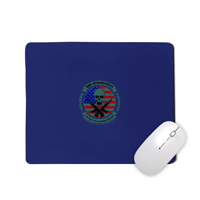 2nd Amendment Front And Back Design Front & Back Mousepad