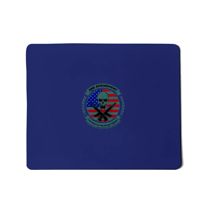 2nd Amendment Front And Back Design Front & Back Mousepad