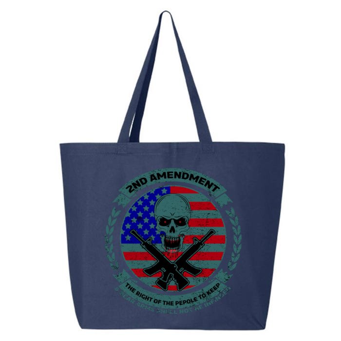 2nd Amendment Front And Back Design Front & Back 25L Jumbo Tote