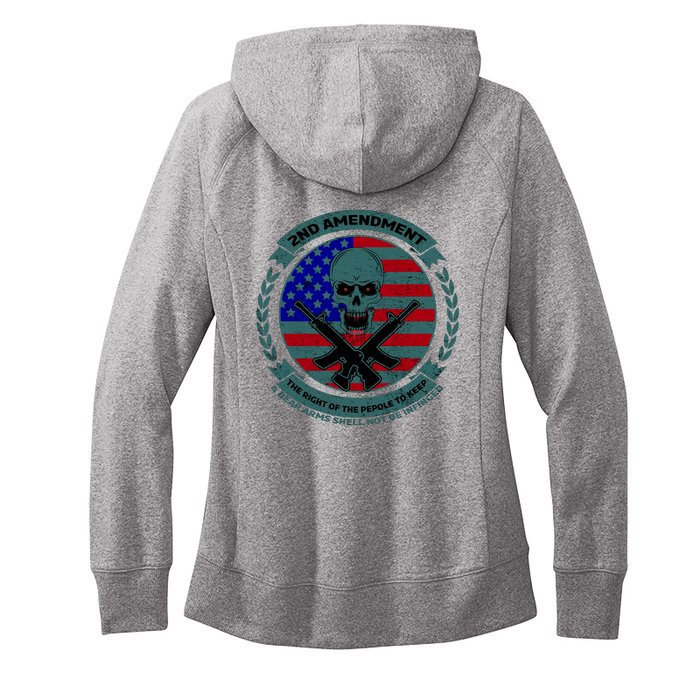 2nd Amendment Front And Back Design Front & Back Women's Fleece Hoodie