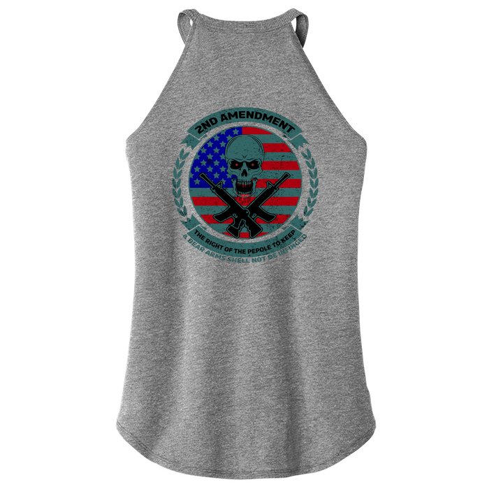 2nd Amendment Front And Back Design Front & Back Women’s Perfect Tri Rocker Tank