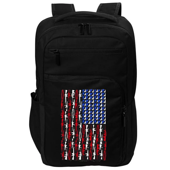 2nd Amendment Freedom Flag Impact Tech Backpack