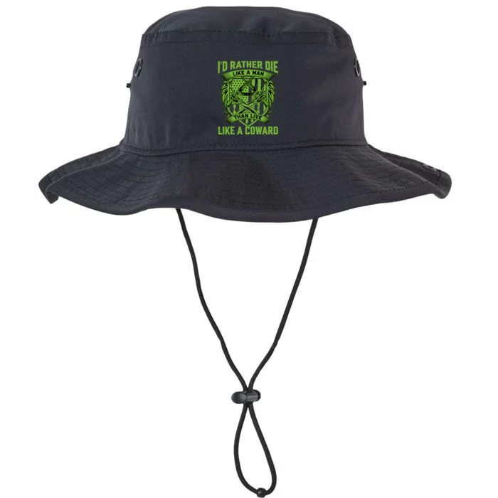 2nd Amendment I'd Rather Die Like A Man Than Live Like A Coward Legacy Cool Fit Booney Bucket Hat