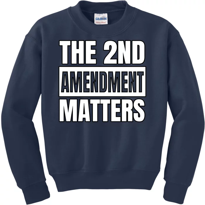 2nd Amendment Matters Kids Sweatshirt