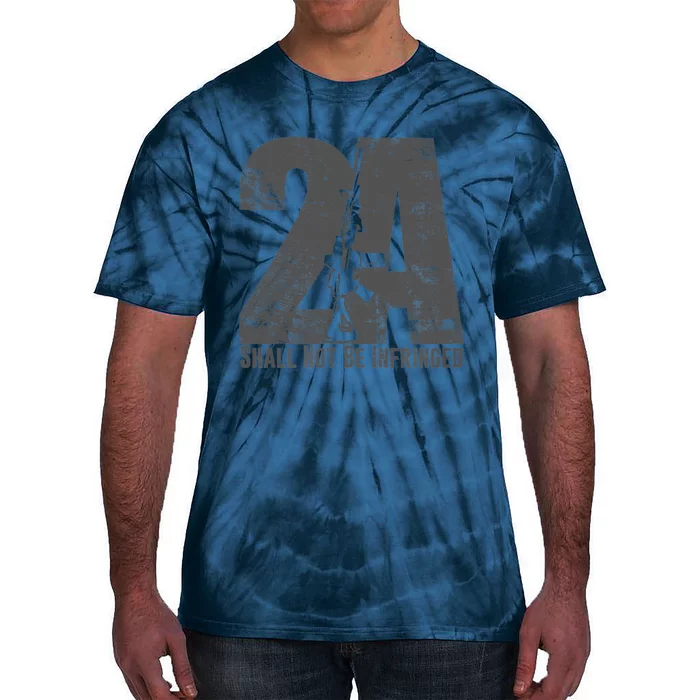 2nd Amendment Not Infringed AR15 Rifle Gun Owner Tie-Dye T-Shirt