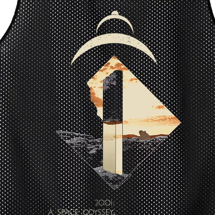 2001 A S.P.A.C.E O.D.Y.S.S.E.Y Monolith Mesh Reversible Basketball Jersey Tank