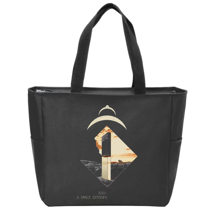 2001 A S.P.A.C.E O.D.Y.S.S.E.Y Monolith Zip Tote Bag