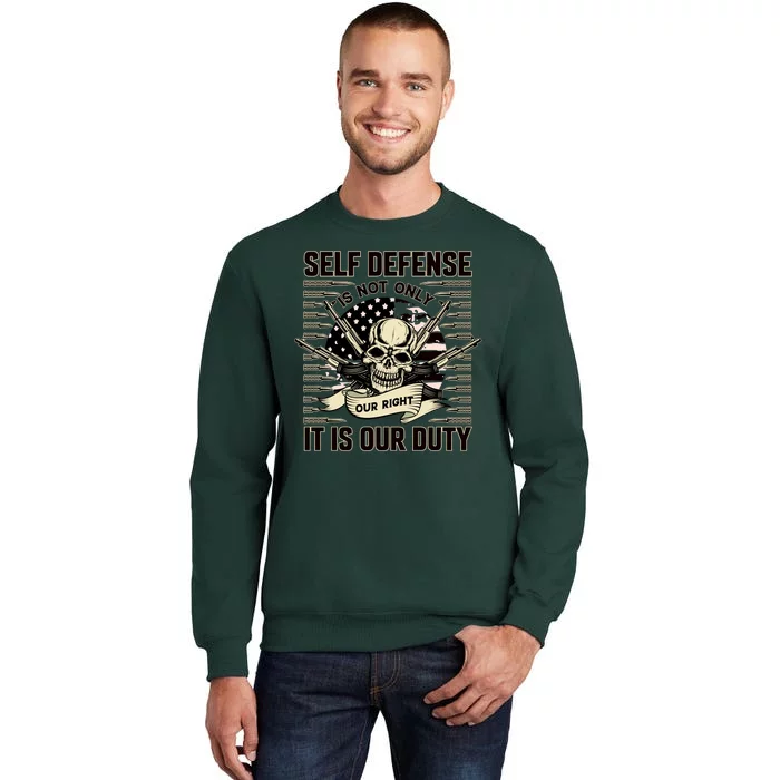 2nd Amendment Self Defense Tall Sweatshirt