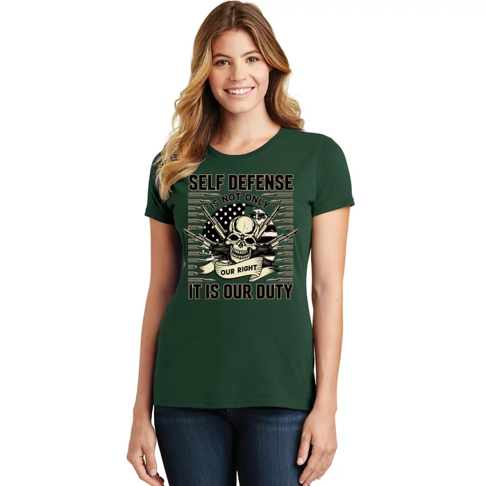 2nd Amendment Self Defense Women's T-Shirt