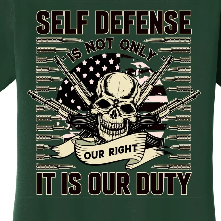 2nd Amendment Self Defense Women's T-Shirt