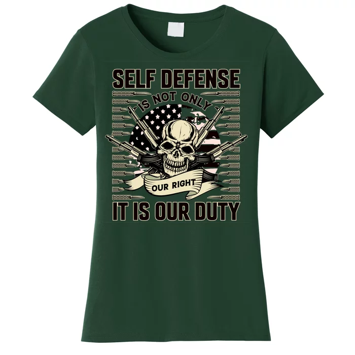 2nd Amendment Self Defense Women's T-Shirt