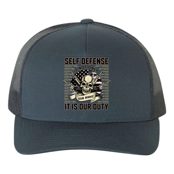 2nd Amendment Self Defense Yupoong Adult 5-Panel Trucker Hat