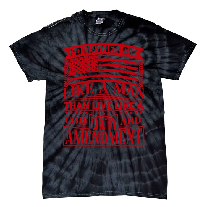 2nd Amendment Veteran T Tie-Dye T-Shirt