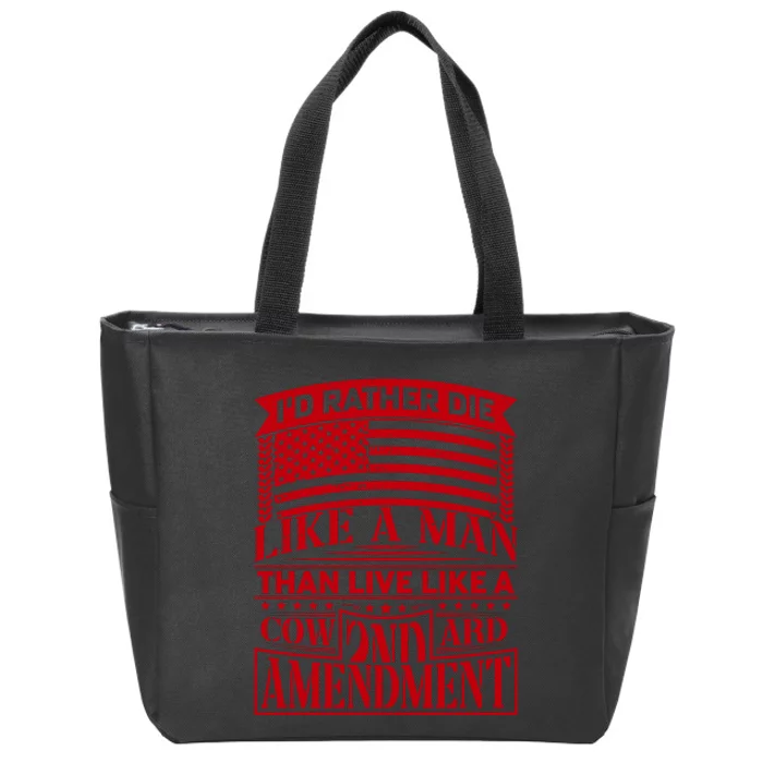 2nd Amendment Veteran T Zip Tote Bag