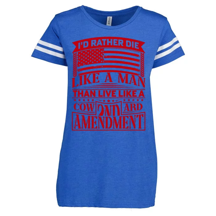 2nd Amendment Veteran T Enza Ladies Jersey Football T-Shirt