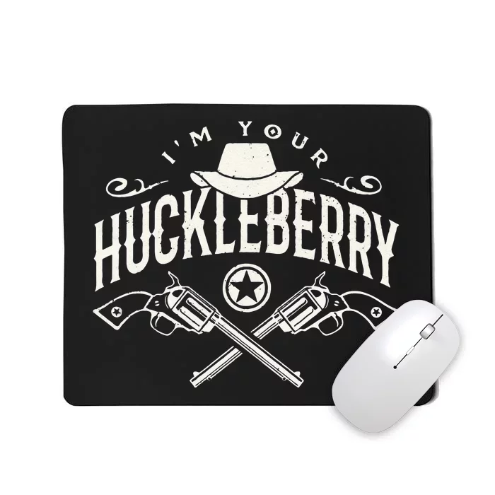 2nd Amendment Western Gunfighter CCW Huckleberry Mousepad