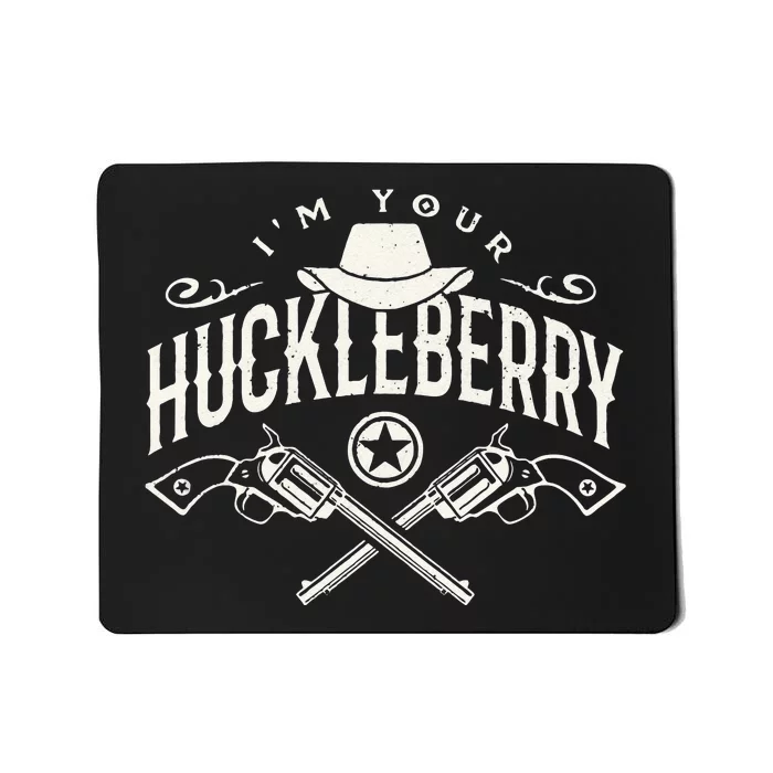 2nd Amendment Western Gunfighter CCW Huckleberry Mousepad