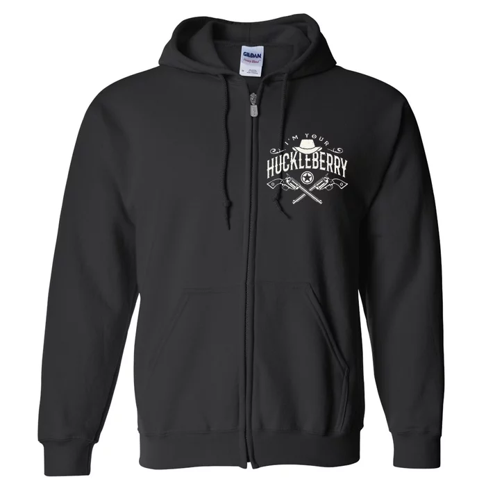 2nd Amendment Western Gunfighter CCW Huckleberry Full Zip Hoodie