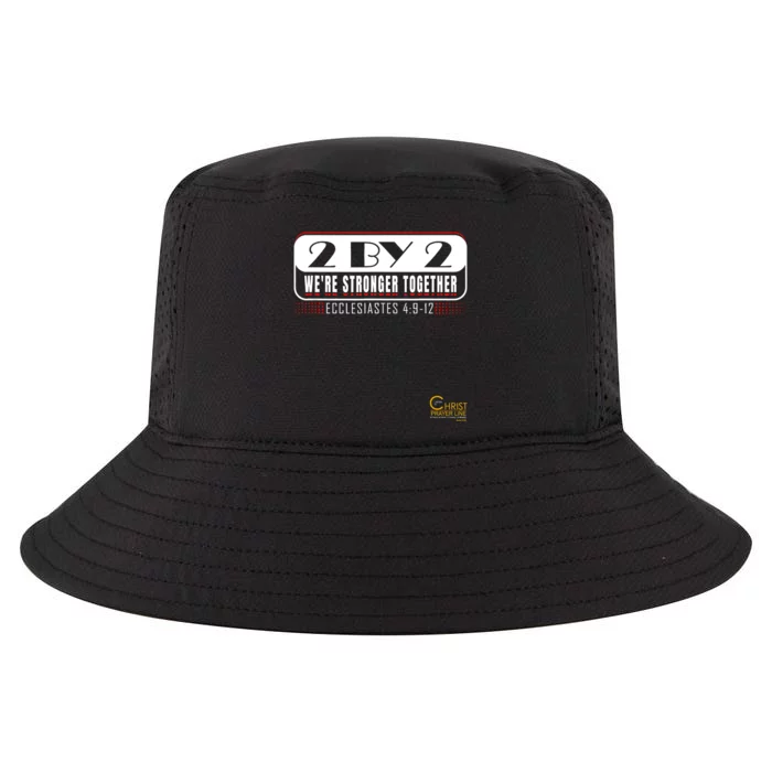 2 By 2: Were Stronger Together With Logo Cool Comfort Performance Bucket Hat