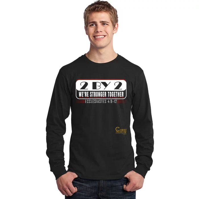 2 By 2: Were Stronger Together With Logo Tall Long Sleeve T-Shirt