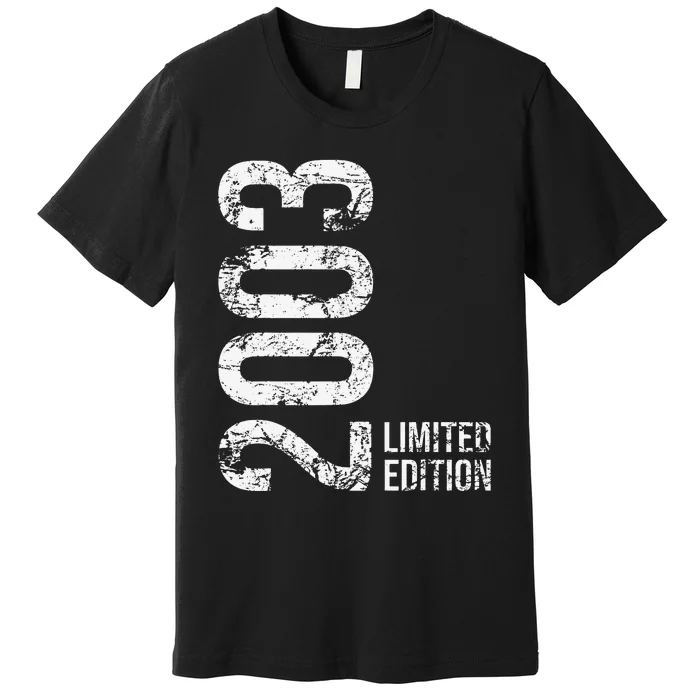 20th Birthday 20 Years Male Female Retro Vintage 2003 Gift Premium T-Shirt