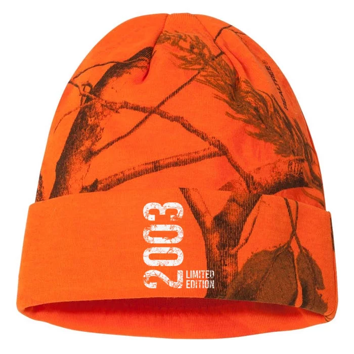 20th Birthday 20 Years Male Female Retro Vintage 2003 Gift Kati - 12in Camo Beanie