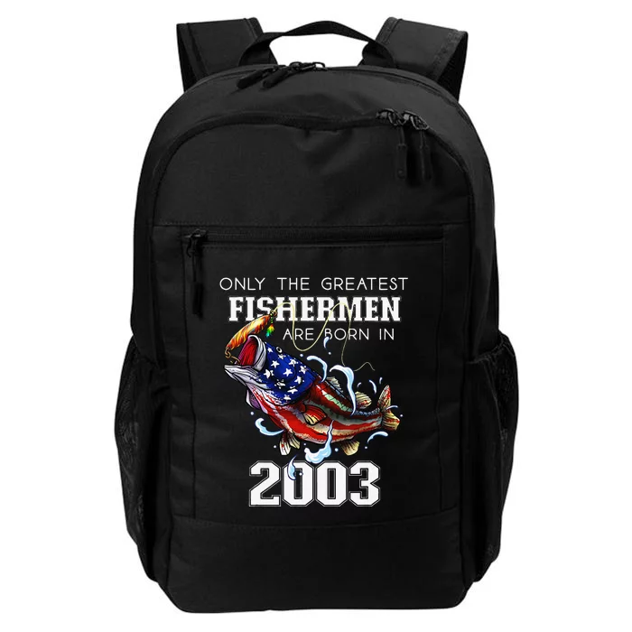 20th Birthday 2003 Fishermen Bass Fishing 20 Year Old Daily Commute Backpack