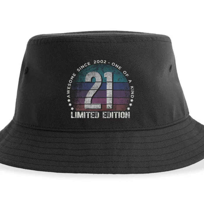 21st Birthday 21 Year Old Gifts Vintage 2002 Limited Edition Cute Sustainable Bucket Hat