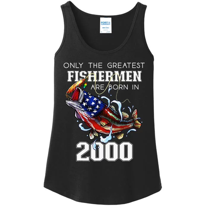 23rd Birthday 2000 Fishermen Bass Fishing 23 Year Old Ladies Essential Tank