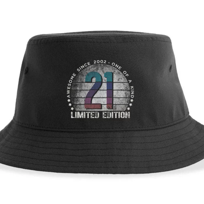 21st Birthday 21 Year Old Gifts Vintage 2002 Limited Edition Funny Sustainable Bucket Hat