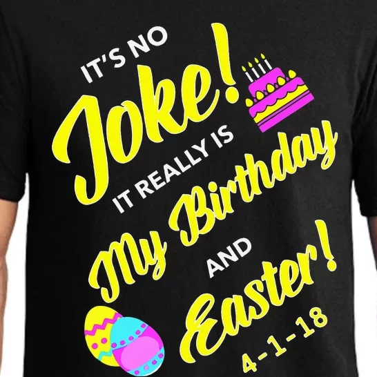 2018 Birthday Born on Easter & April Fool's Day Pajama Set