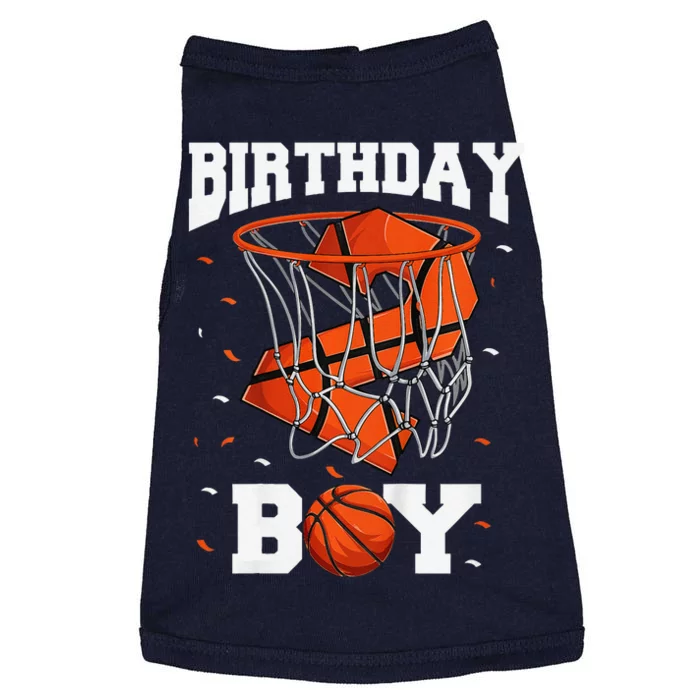 2nd Birthday Basketball 2 Year Old Doggie Tank