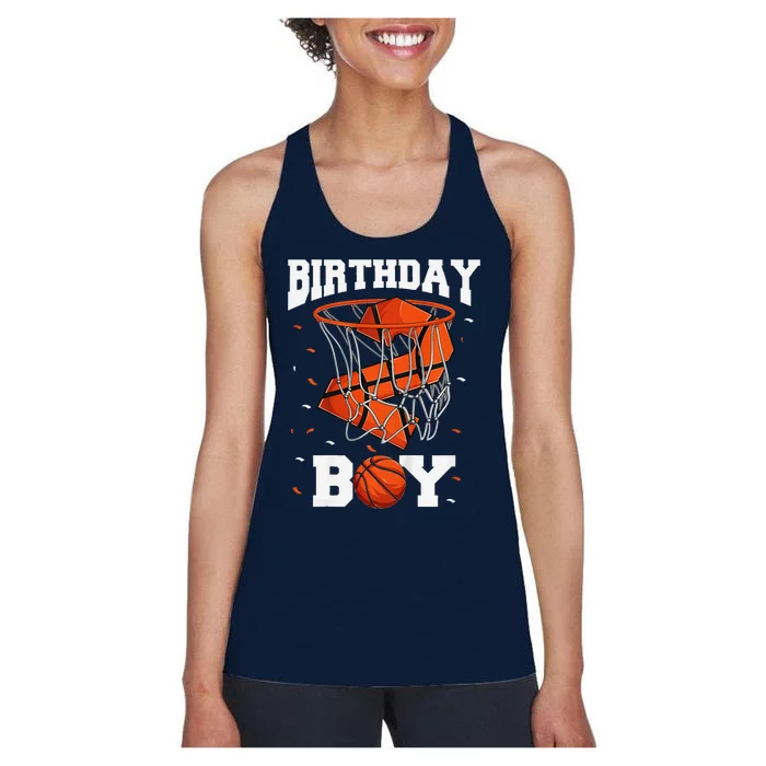 2nd Birthday Basketball 2 Year Old Women's Racerback Tank