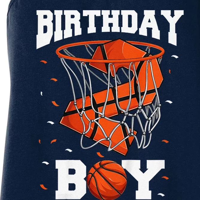 2nd Birthday Basketball 2 Year Old Women's Racerback Tank