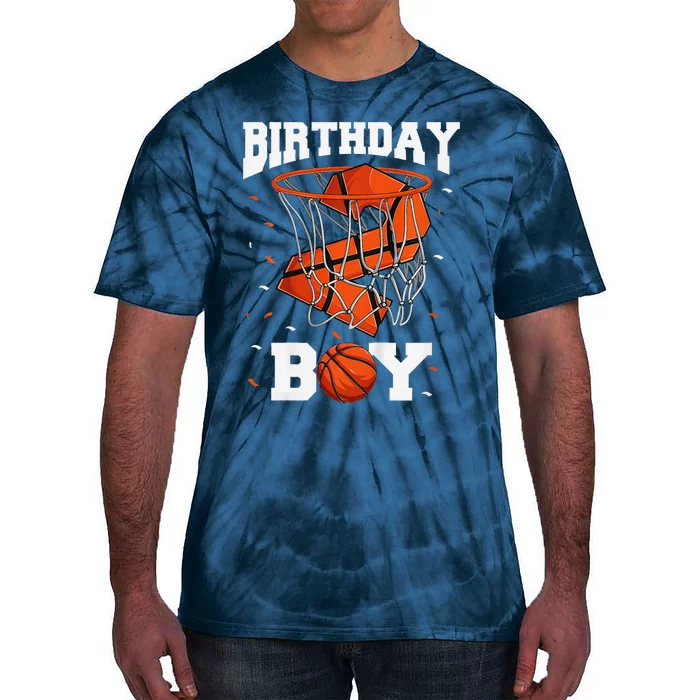 2nd Birthday Basketball 2 Year Old Tie-Dye T-Shirt