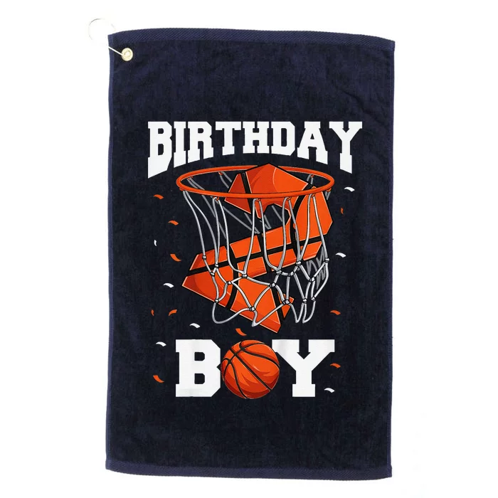 2nd Birthday Basketball 2 Year Old Platinum Collection Golf Towel